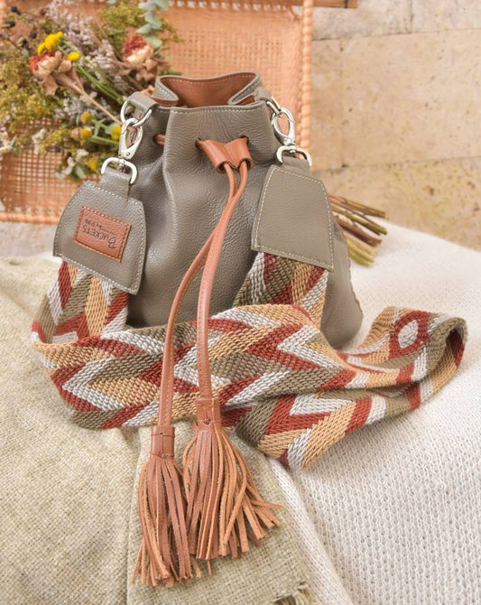 Tula Bag - Taupe / Honey